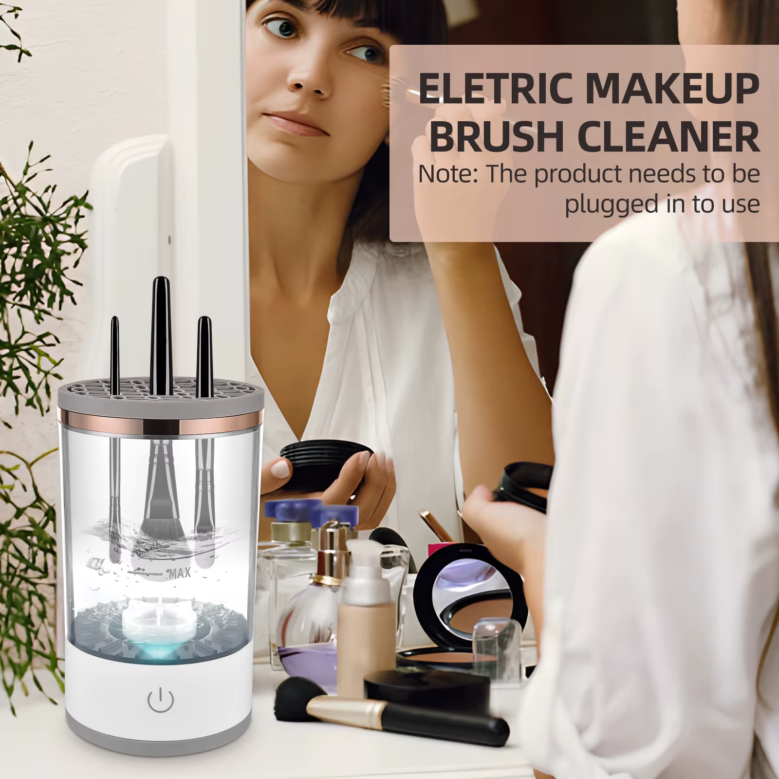 Electric Makeup Brush Cleaner